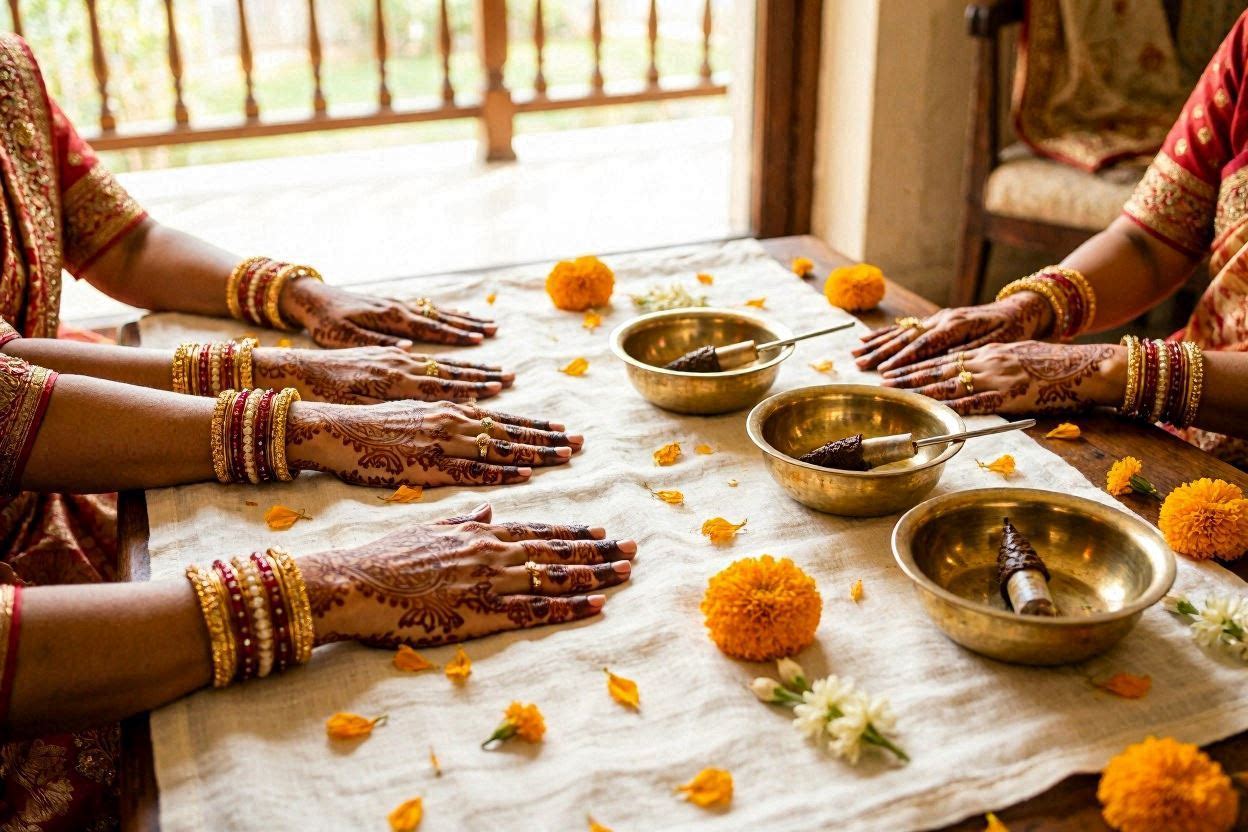 Family mehndi station