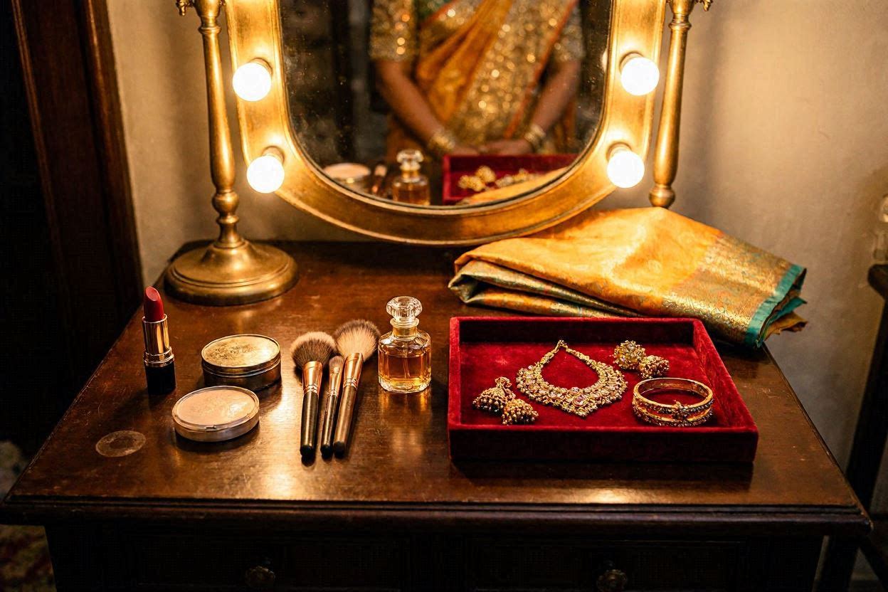 Reception makeup re-touch