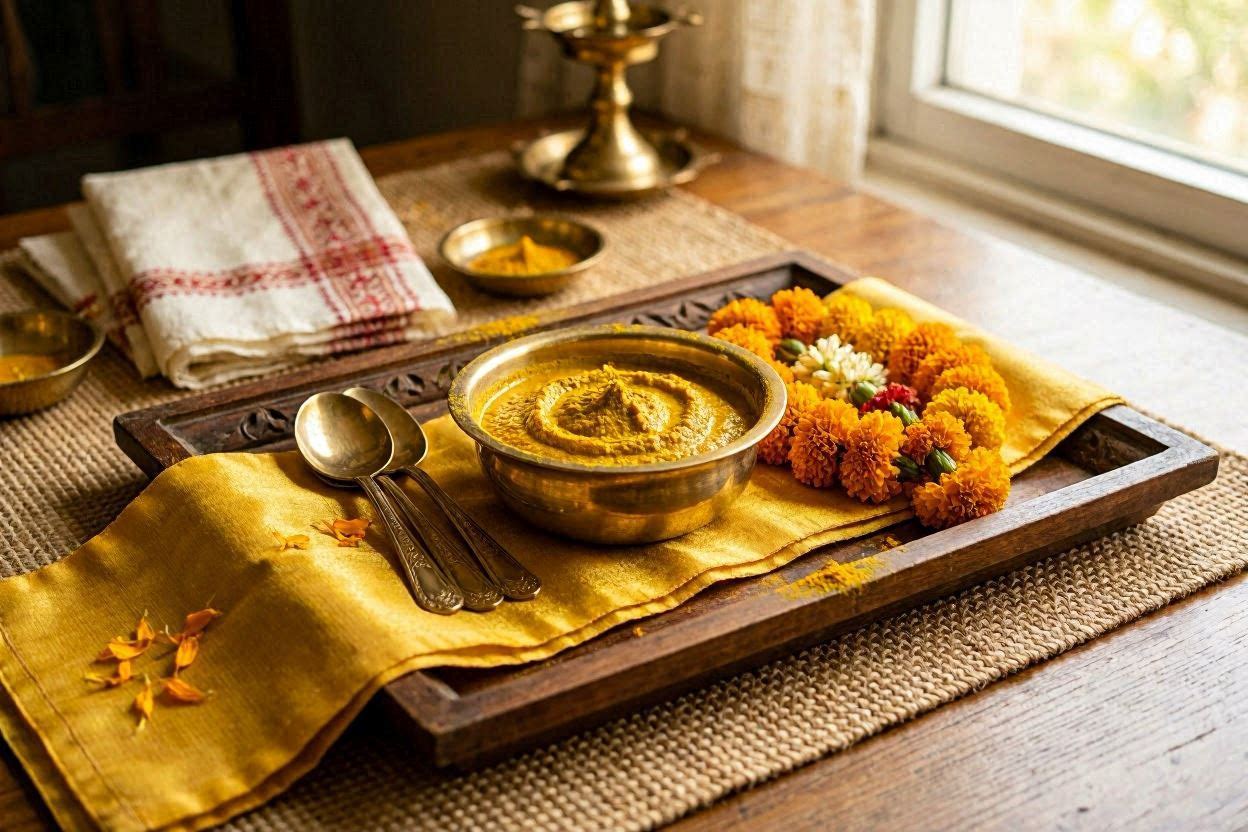 Haldi ritual conductor