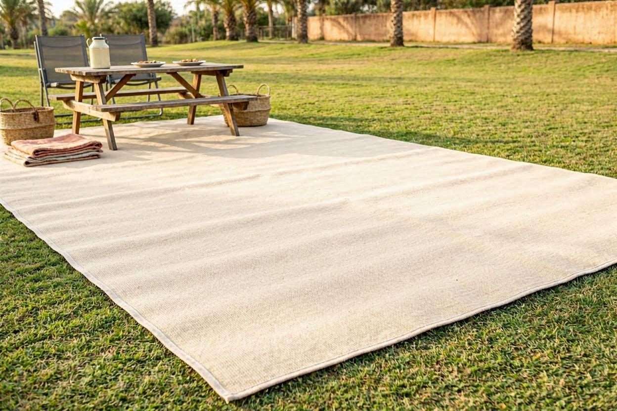 Beige Plain Carpet
