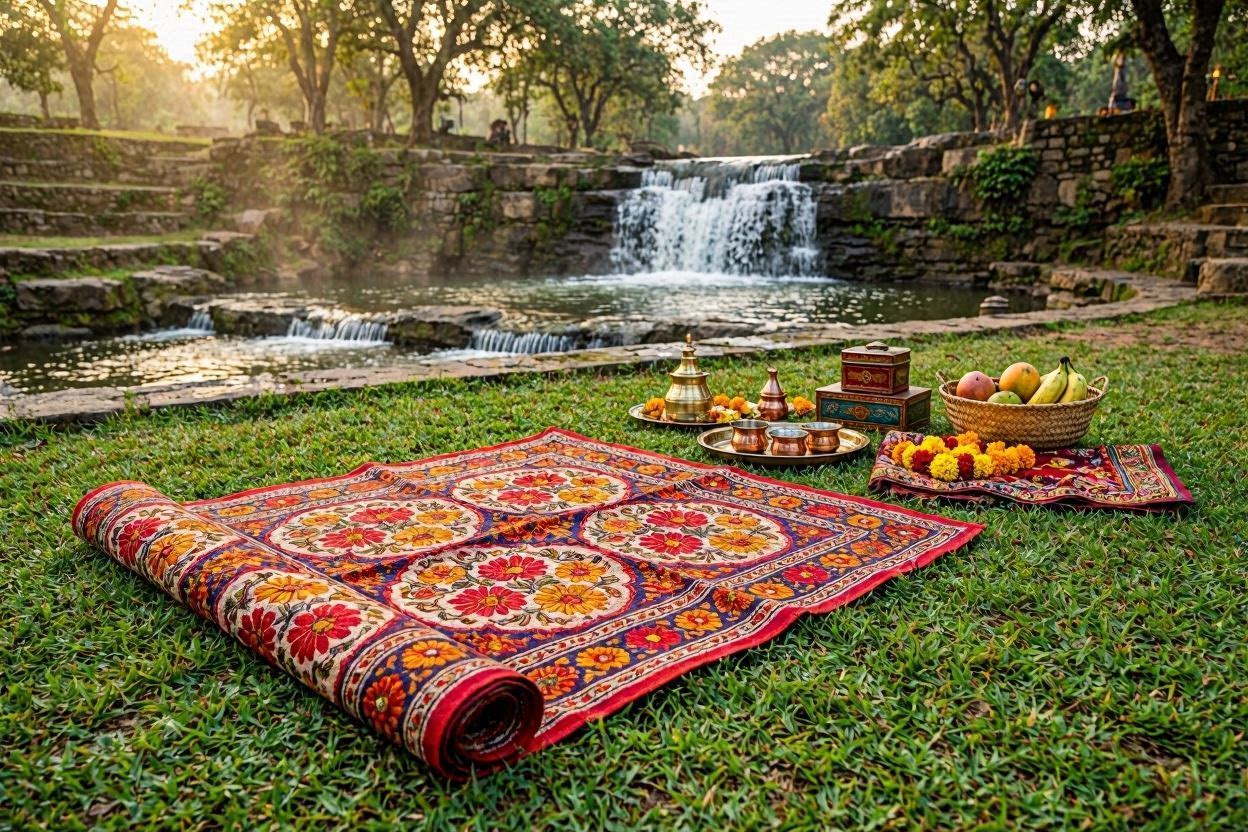 Floral Print Mat