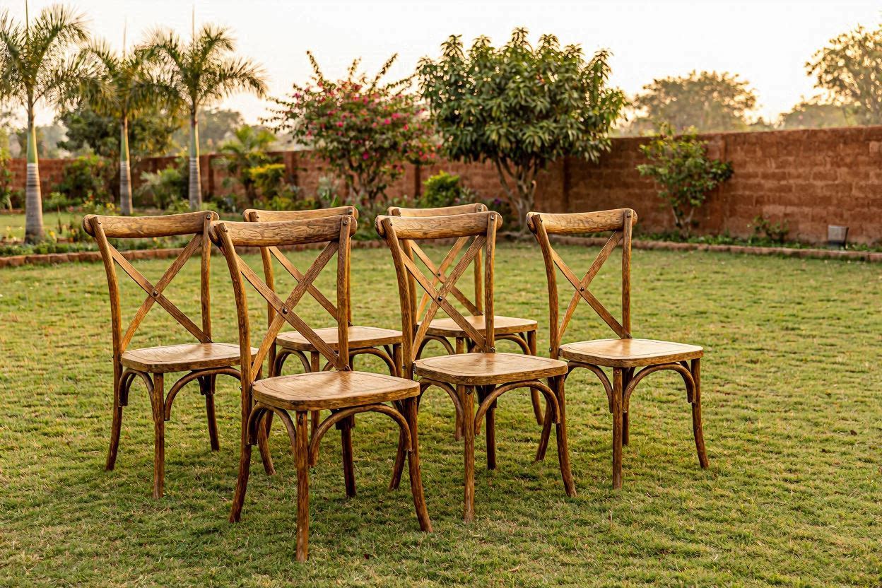 Cross-Back Wooden