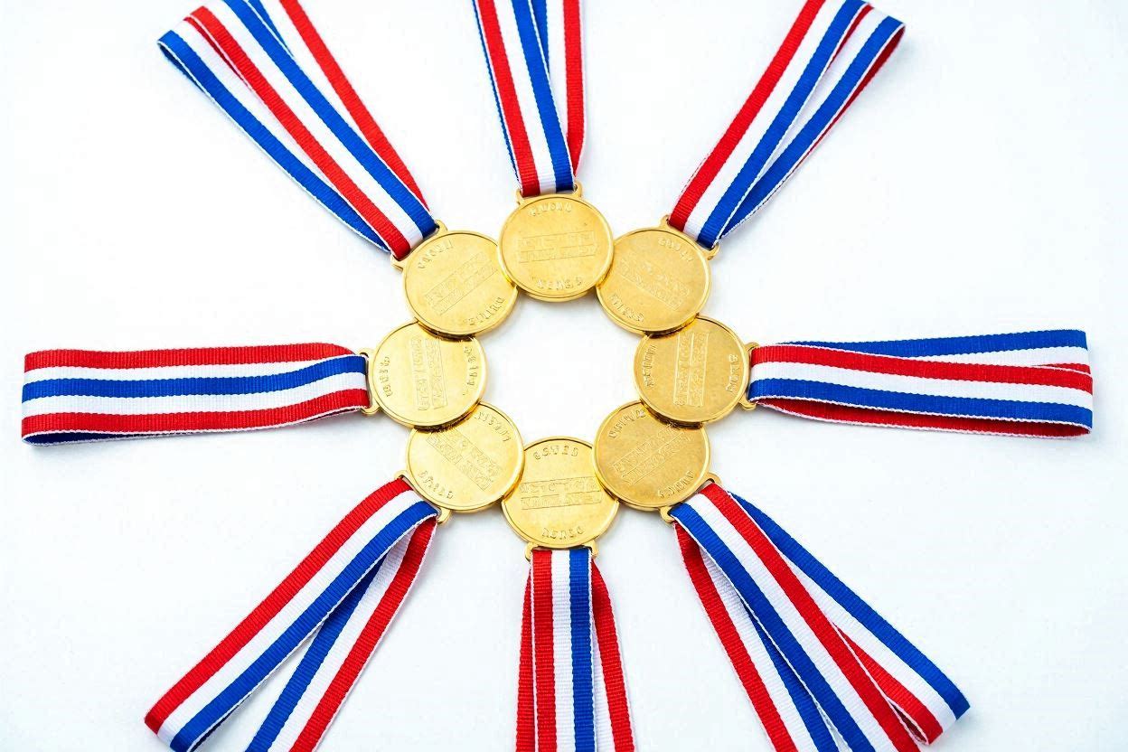 Gold Medal Set (10 medals)